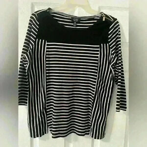 Jones New York Striped Blouse - A45